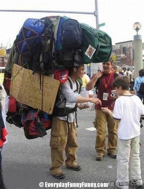 Even Backpacks Have Gravity Go Curry Cracker