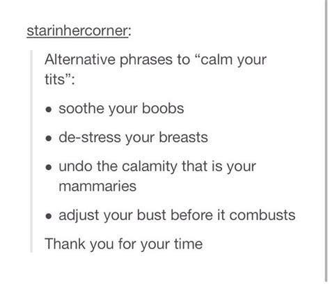 Image 744745 Calm Your Tits Know Your Meme