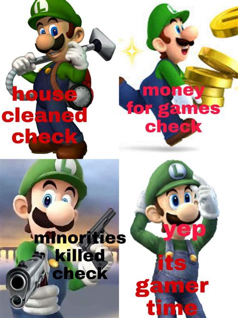 12 Luigi Memes Clean Factory Memes