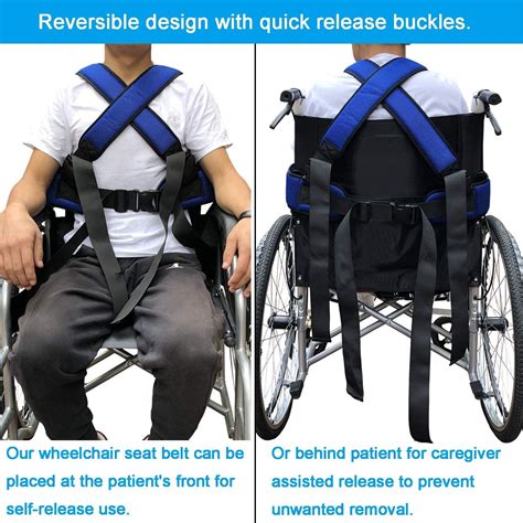 Wheelchair Seat Belt Torso Support Vest For Patient Elderly And Disabled
