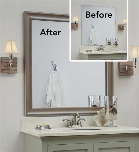How to frame your bathroom mirrors. Are you searching for bathroom mirror ideas and ...