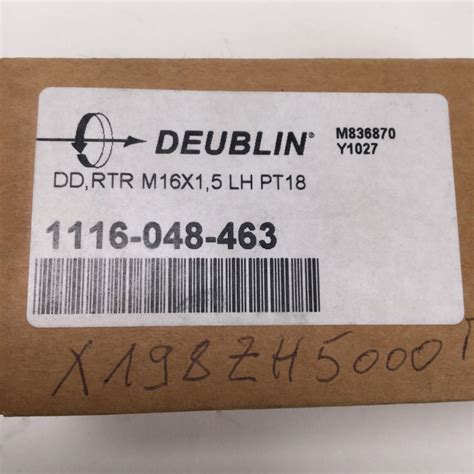 Deublin 1116 048 463 Single Passage For Coolant Or Mql New Nfp