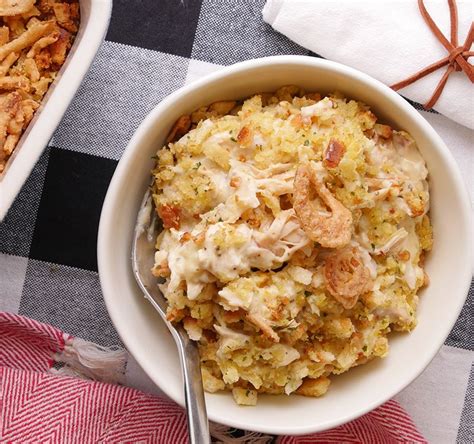 This Chicken And Stuffing Casserole Tastes Just Like Thanksgiving