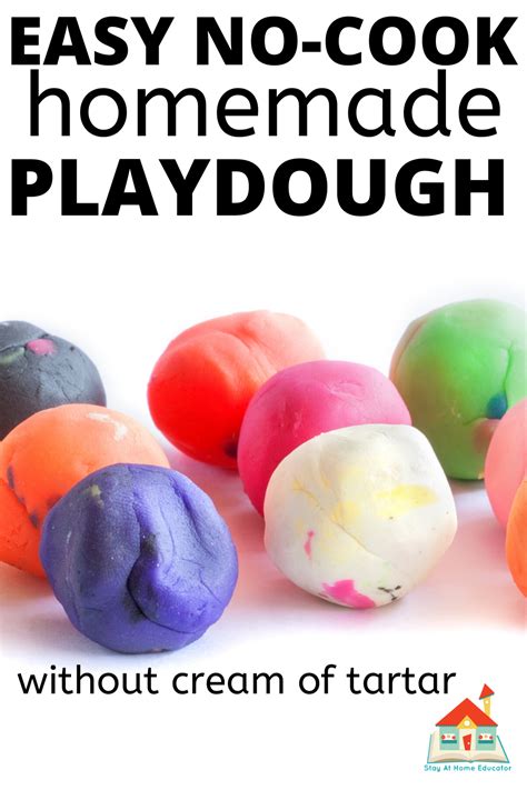 Scented No Cook Playdough Recipe Without Cream Of Tartar Easy Playdough Recipe Cooked