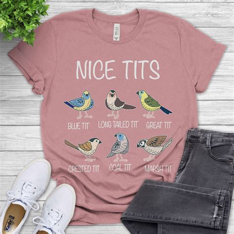 Nice Tits Shirt Birdwatching Lover T Shirt Birdwatchers Etsy