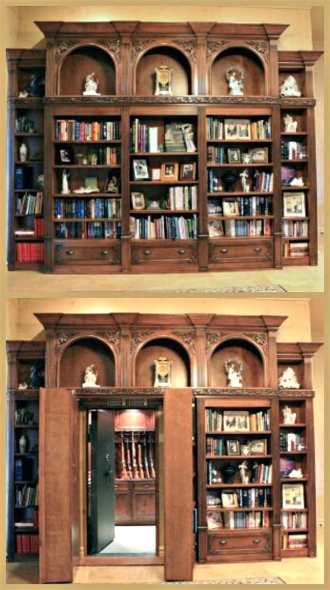 Secret Room Behind Built In Bookshelf Unit 1000 In 2020 Luxury