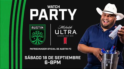 Austin Fc Watch Party 918 Michelob Ultra Klzt Austin Tx