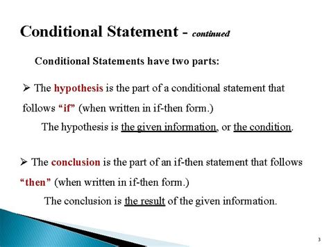 Lesson Conditional Statements Conditional Statement