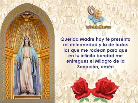 Virgen María Ruega Por Nosotros Estampa Con OraciÓn A La Medalla
