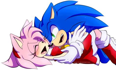 Tickles By Myly14 Sonic Art Sonic And Amy Sonic The Hedgehog