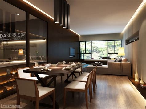 Modern Living Dining Interior Design Ideas