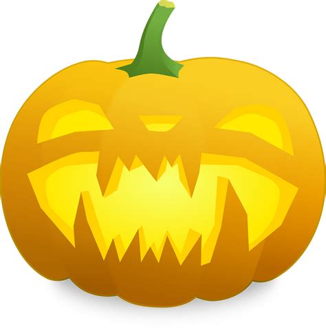 Evil Pumpkin Face Png Free Logo Image