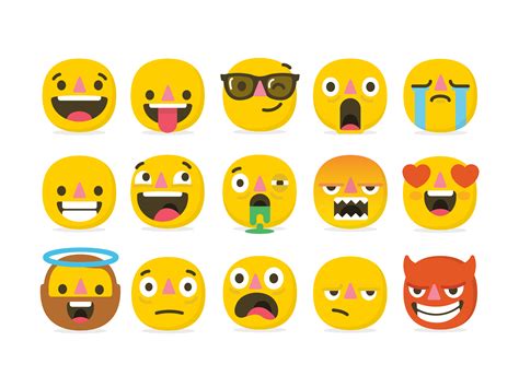 Dribbble Emojisetlargeemojisetpng By Andrew Mckay