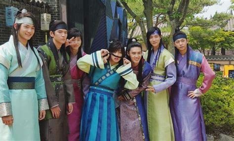Hwarang Cast Members Show Off Their Beautiful Bromance In Bts Footage