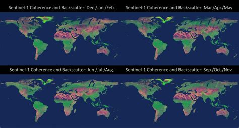 Global Seasonal Sentinel 1 Interferometric Coherence Map Released Dr