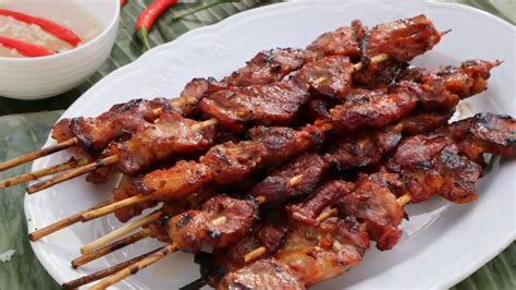 Filipino Style Pork Bbq Today S Delight Youtube