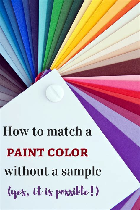 Https://tommynaija.com/paint Color/how Can You Match Paint Color