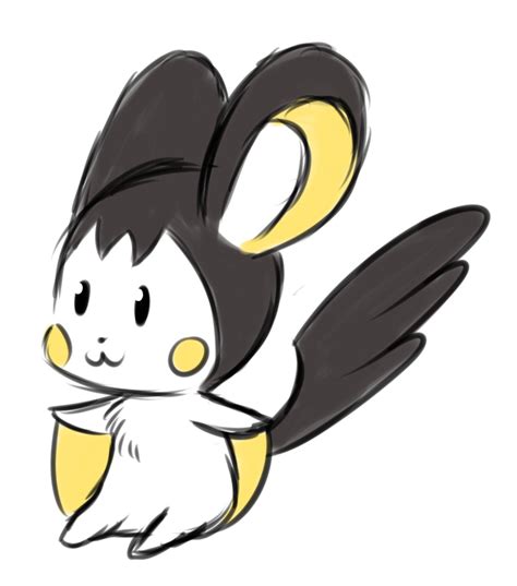 Pokemon Sketche Emolga By Marushi Dracul On Deviantart