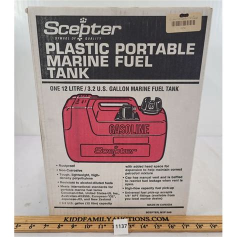 Scepter Plastic Portable Marine Fuel Tank