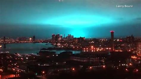 Nyc Transformer Explosion Causes Skies To Turn Eerie Blue