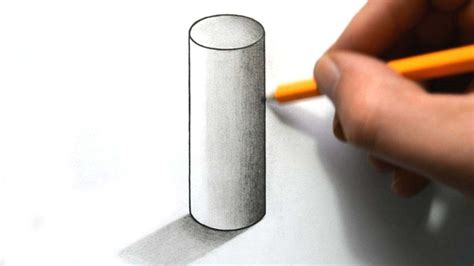 How To Draw A Cylinder 3d