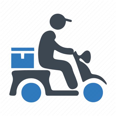 Boy Courier Delivery Icon