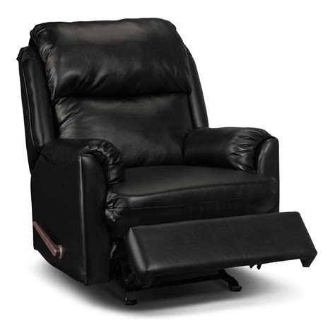 Cumberland armchair rich with heritage, cumberland township was one of the earliest settlements in the formation of upper canada in 1791. Drogba Faux Leather Recliner - Black | The Brick