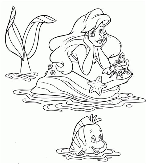 Cuentos Infantiles Ariel Para Colorear La Sirenita Dibujos Para