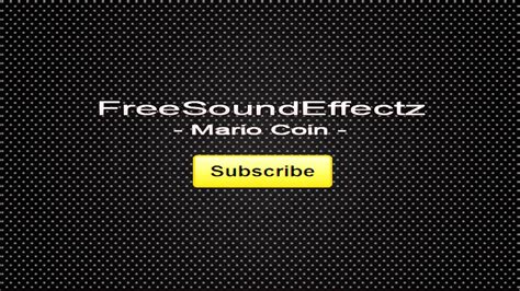 Super Mario Coin Sound Effect Youtube