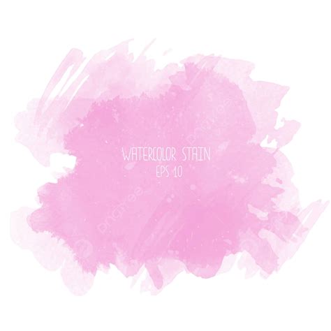 Pink Watercolor Stain On White Background Image Backdrop Isolated