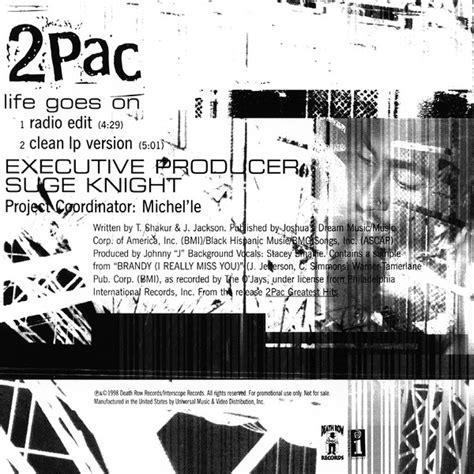 2pac Life Goes On 1998 Cd Discogs