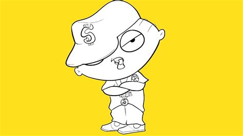 Stewie Griffin Gangster Drawings