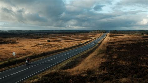 Download Wallpaper 1920x1080 Road Marking Fields