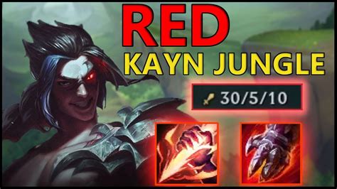 Red Kayn Jungle 💀💀💀 30 Kills 69000 Dmg Red Kayn Adtank League Of