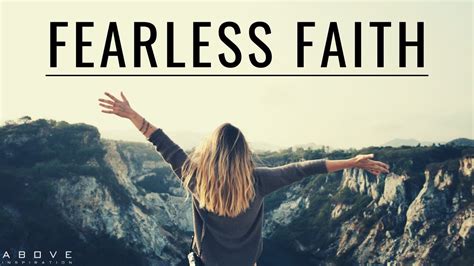 Fearless Faith Dont Let Fear Hold You Back Inspirational