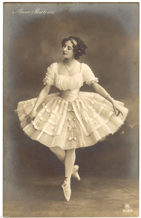 Original Postcard Russian Ballet Anna Pavlova Vintage Dance Vintage