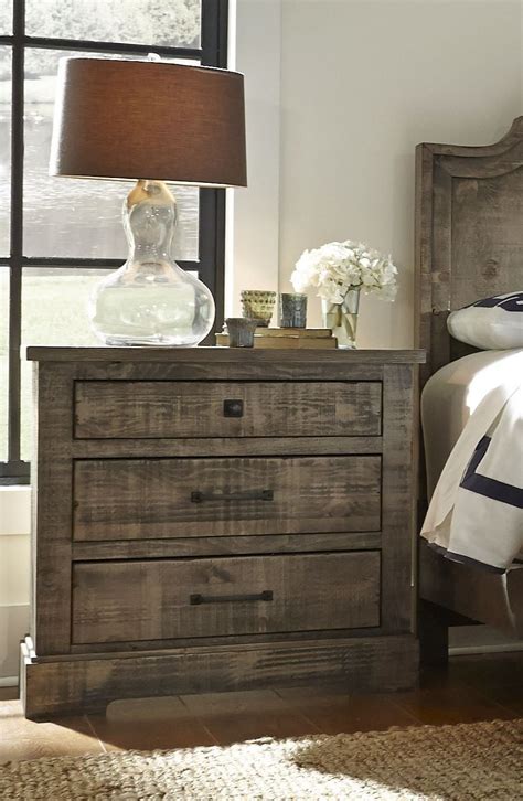 I would highly recommend this item and website! Meadow Weathered Gray Panel Bedroom Set from Progressive ...