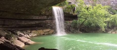 Hamilton Pool Preserve Waterfall Hyperlapse Video Austin