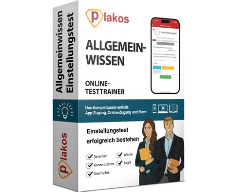 Allgemeinwissen Training Online Testtrainer Plakos Akademie