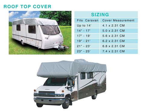 Waterproof Tailored Roof Top Cover Caravan Coverrv Covermotorhome