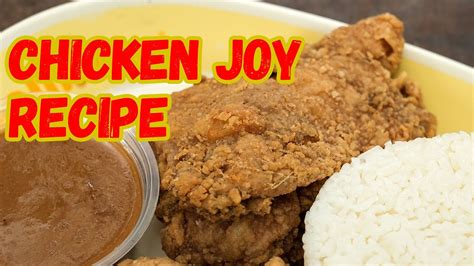 EASY CHICKEN JOY AT HOME YouTube