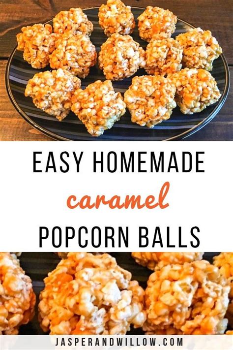 This Easy Homemade Caramel Popcorn Balls Recipe Uses Only 3 Ingredients