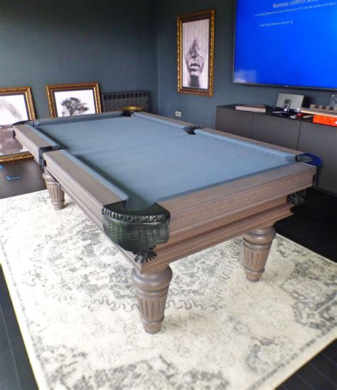 Gold Frames And Bw Photos Pool Table Dining Table Pool Table Room