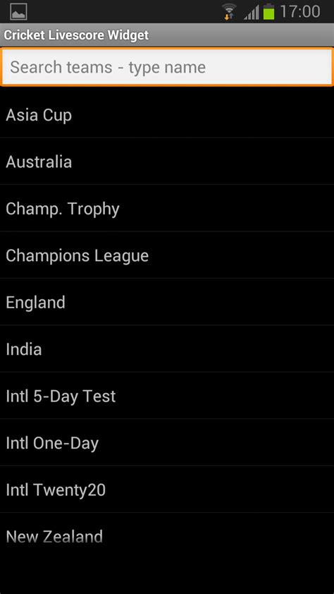 Cricket Livescore Widgetappstore For Android