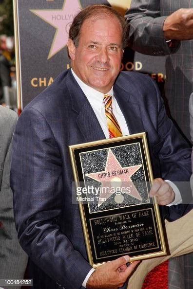 Espns Chris Berman Attend The Ceremony Honoring Him With A Star On