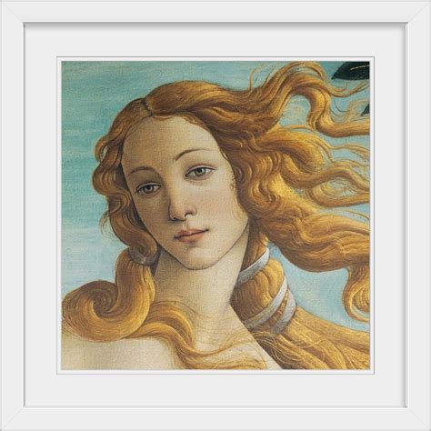 Birth Of Venus Head Of Venus By Botticelli 1484 1485 Uffizi Gallery Florence Famous