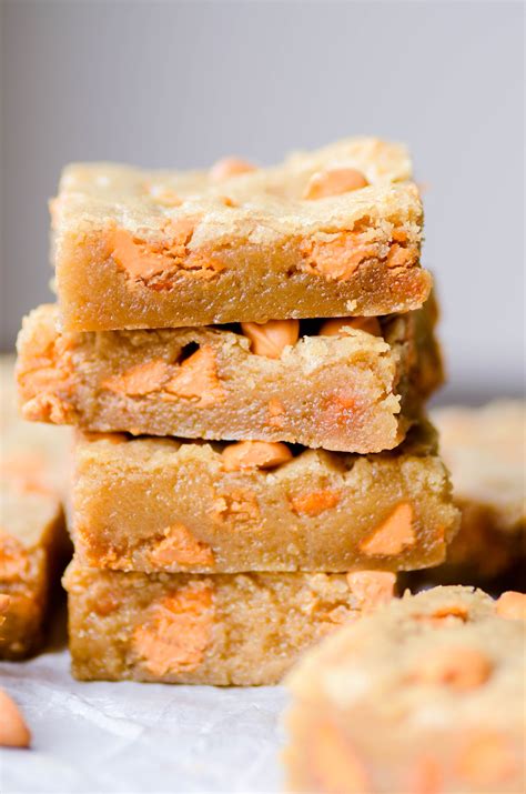 These Chewy Fudgy Butterscotch Blondies Require No Mixer And Very