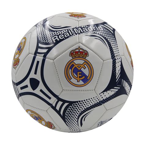 Real Madrid Soccer Ball Size 5 Blue Gold And White