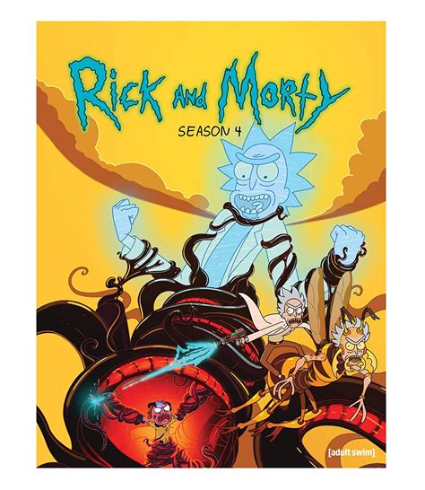 Rick And Morty Season 4 Steelbook Blu Ray Digital Code Amazon It Roiland Justin Parnell