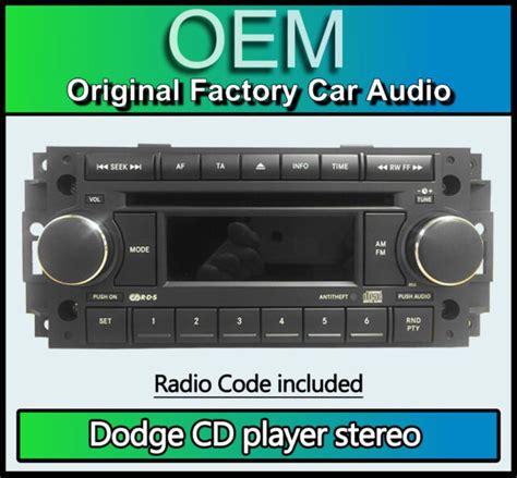 Dodge Ram Cd Player Dodge P05064067ae Car Stereo With Radio Code Ebay